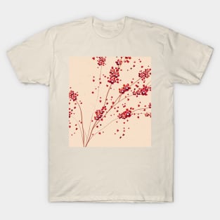 Boho Sakura Abstract T-Shirt